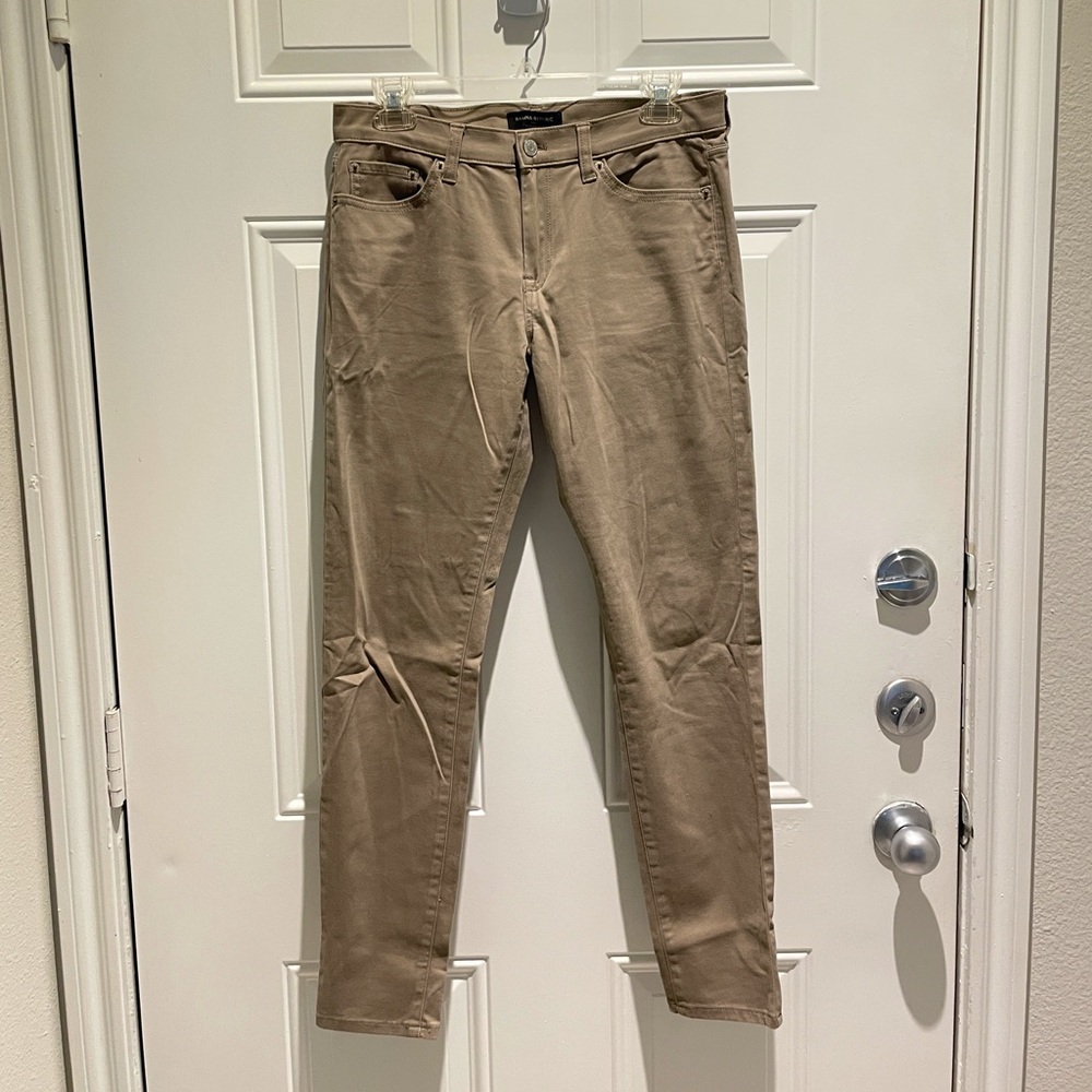 Banana Republic Factory Tan Khaki Neutral Casual Skinny Pants Size 28 / 6